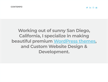 Tablet Screenshot of contempographicdesign.com